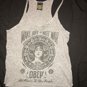 Obey gray tank